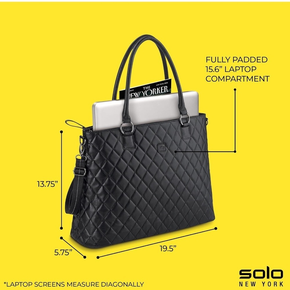 NWOT Solo New York Tote for woman - Picture 7 of 13